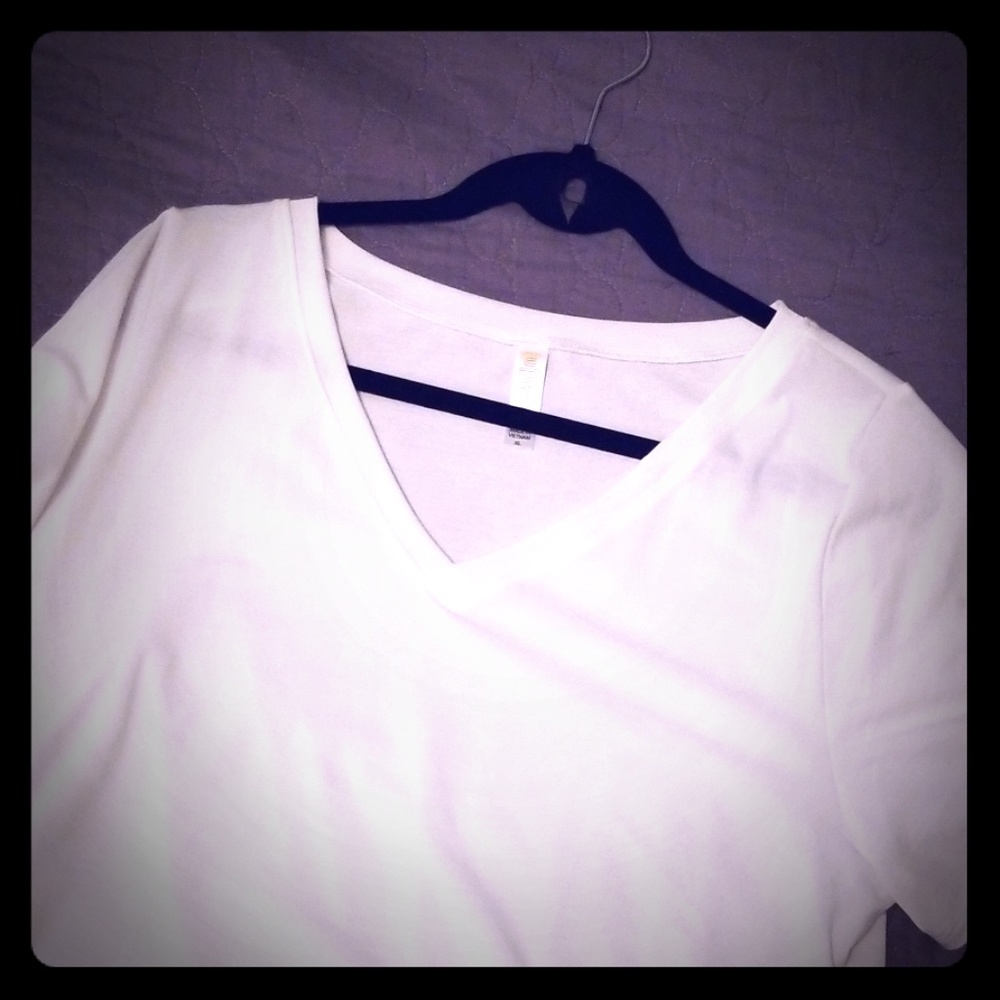 Lularoe white Christy tee
